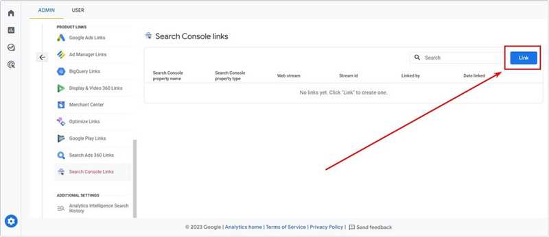 Создание аккаунта Google Search Console